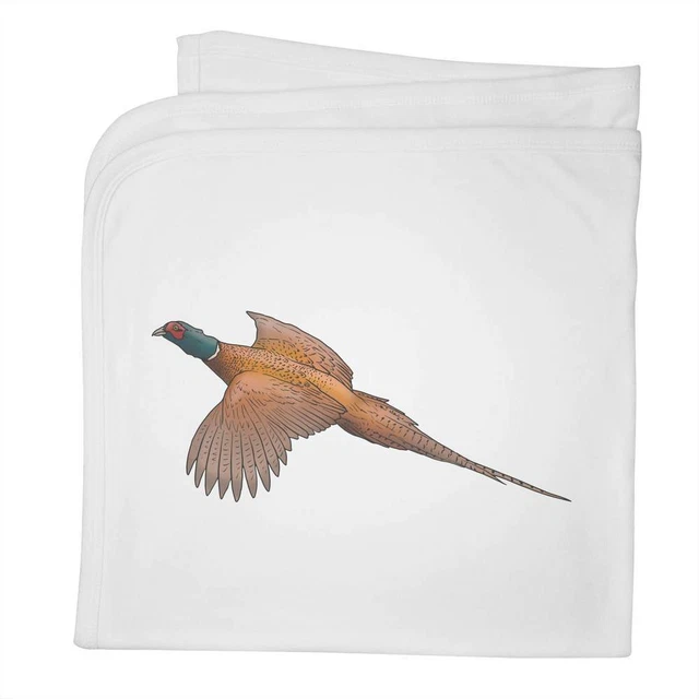 'Faisan Volant' couverture / châle en coton pour bébé (BY00023834)