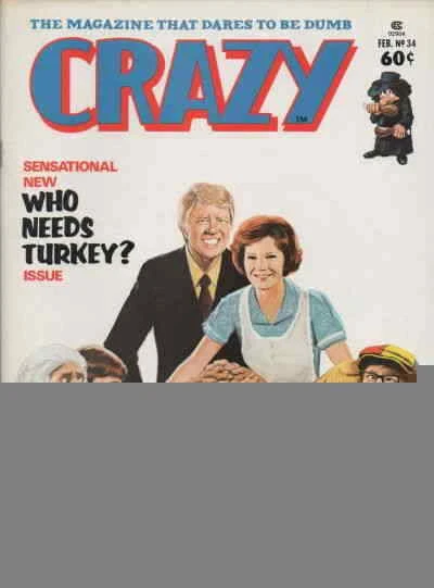Crazy (Magazine) #34 VG; Marvel | low grade - Jimmy Carter - we combine shipping