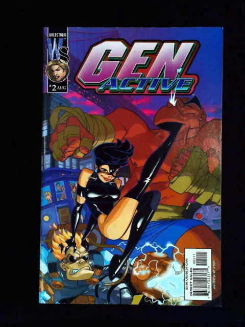 Gen-Active #2B  Wildstorm Comics 2000 Vf+  Variant Cover