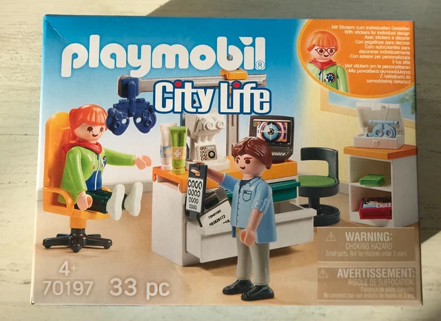 BOITE PLAYMOBIL PLAYMO 9457 CITY LIFE LA CANTINE SNACK LE SURVEILLANT
