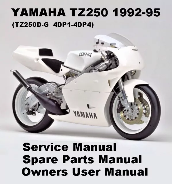 YAMAHA TZ250 Racing Owners Service Repair Workshop Parts Manual PDF files TZ 250