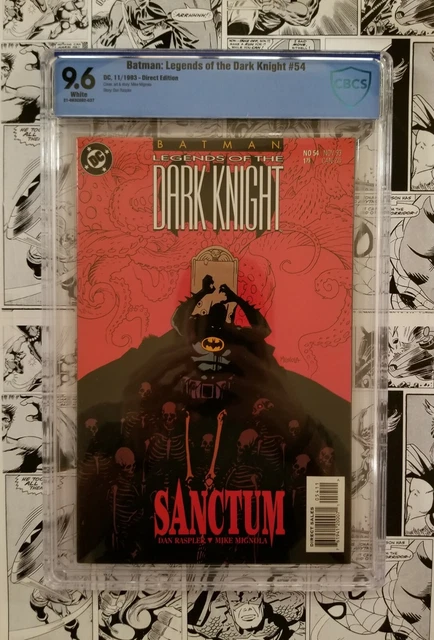 🔥Batman: Legends Of The Dark Knight #54 Cbcs 9.6 Mike Mignola Cover 1993🔥