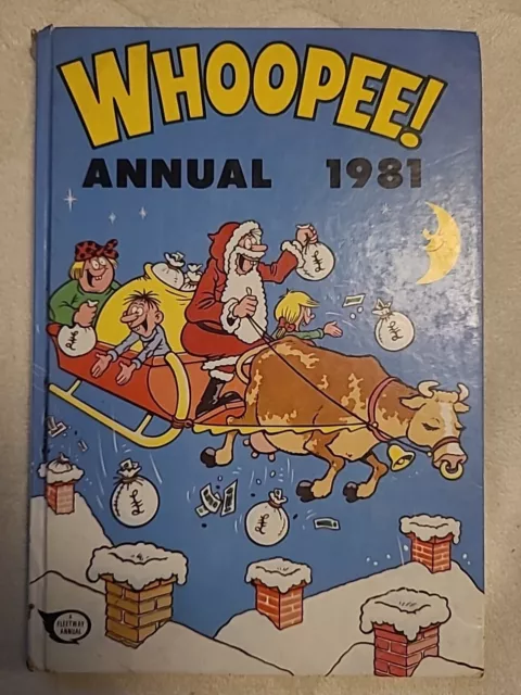 Vintage WHOOPEE Annual 1981 Hardback Book Good Condition.