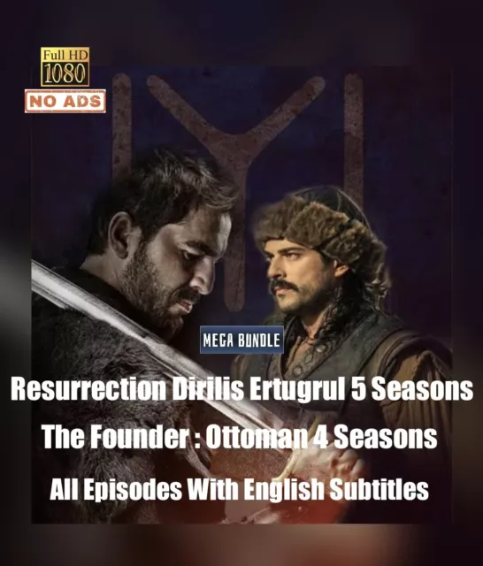 Resurrection Dirilis Ertugrul | Kurulus Osman | 9 Seasons Complete | No Adverts!