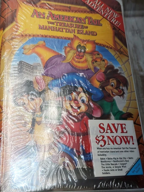 An American Tail The Treasure Of Manhattan Island Vhs AN AMERICAN TAIL ~The Treasure of Manhattan Island (VHS, 2000) Sealed £