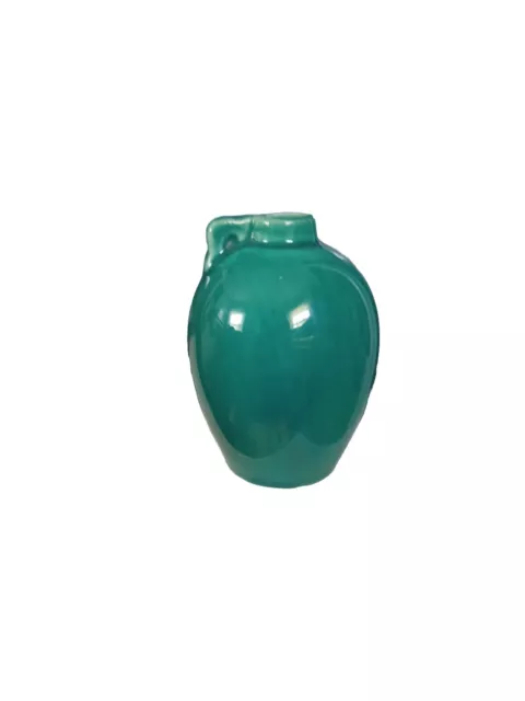 Vintage Shawnee Miniature Pottery Jug Teal