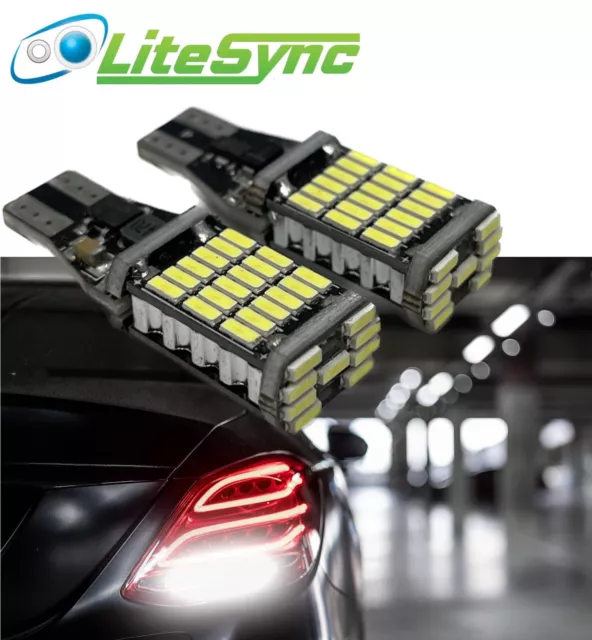 Reverse Sostegno Lampadina 45x4014 SMD LED 921 Canbus per Audi A6 Avant 11-On