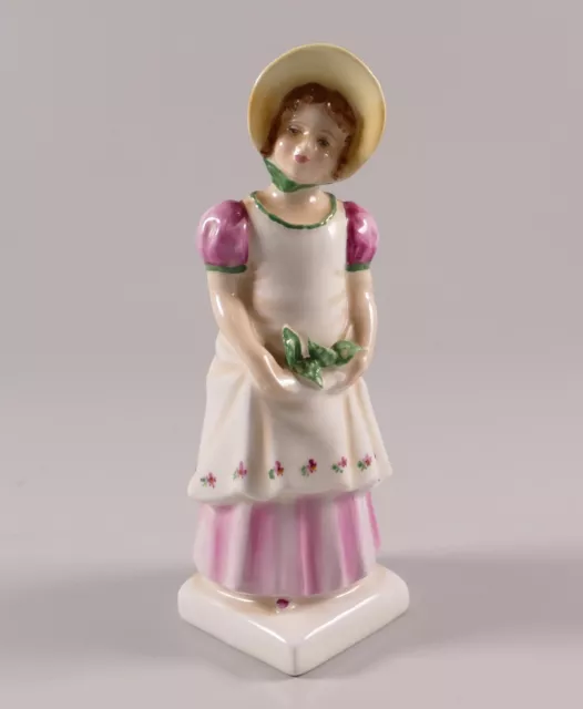 Royal Doulton England Porzellanfigur Emma 1976 2834 Mädchen im Kleid