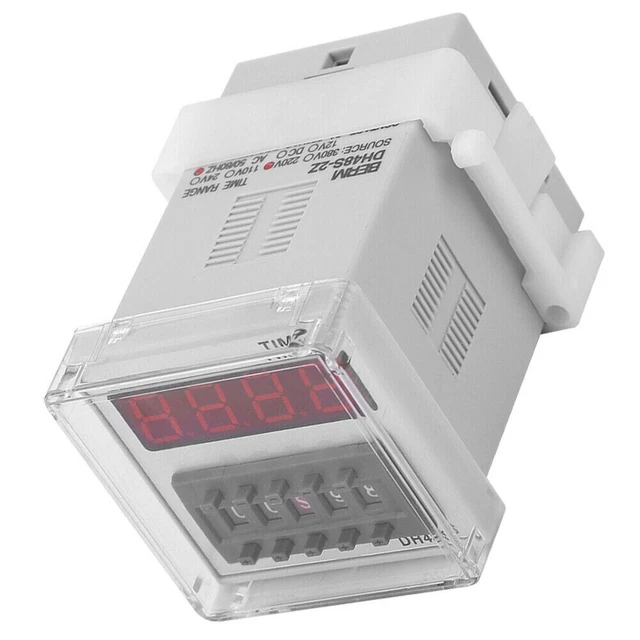 Relè timer a pulsante regolazione flessibile DH48S 2Z 220VAC per un funzionamen