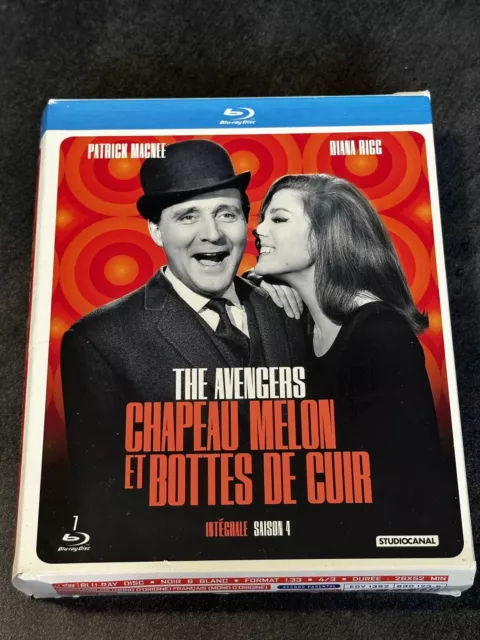 Chapeau Melon Et Bottes De Cuir Avengers Saison 4 Coffret Bluray Digipack Frànce