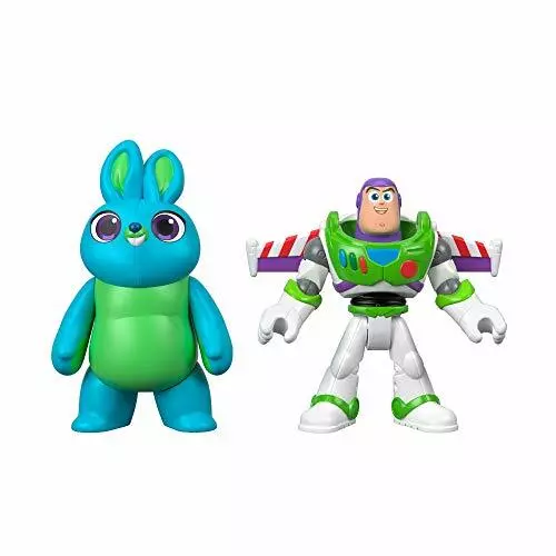 Disney Pixar GBG91 Toy Story 4 Imaginext Buzz Lightyear and Bunny Figure Pack, M