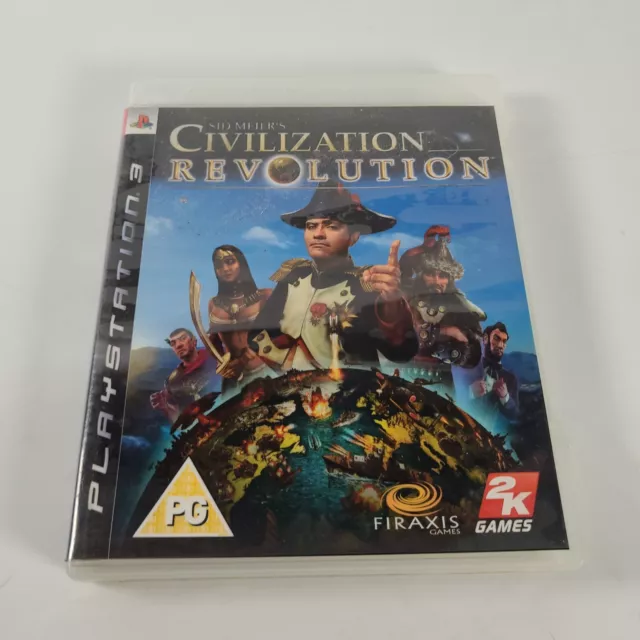 Sid Meiers Civilization Revolution Playstation PS3 Video Game Manual PAL