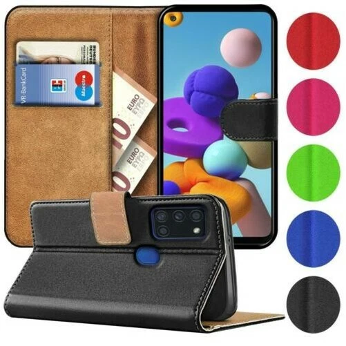 Etui Coque Pour Samsung Galaxy A21s Téléphone Portable Rabattable Étui à Rabat