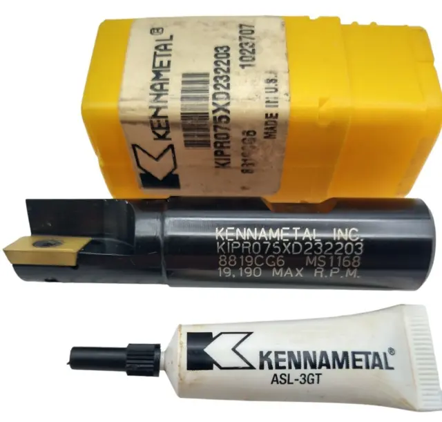 KENNAMETAL - KIPR075XD232203 Indexable End Mill w Carbide Insert