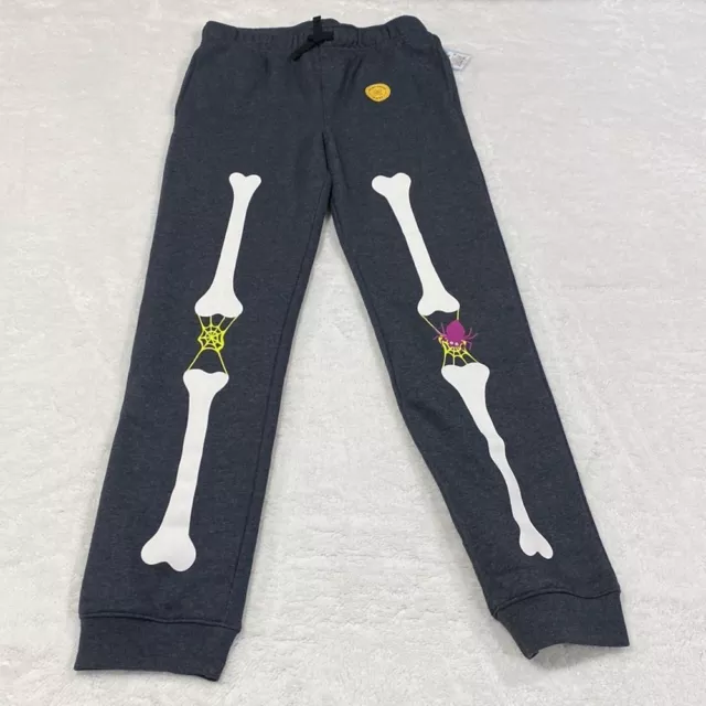 Cat & Jack Sweat Pants Kids XL  X-Large Gray with Halloween NWT