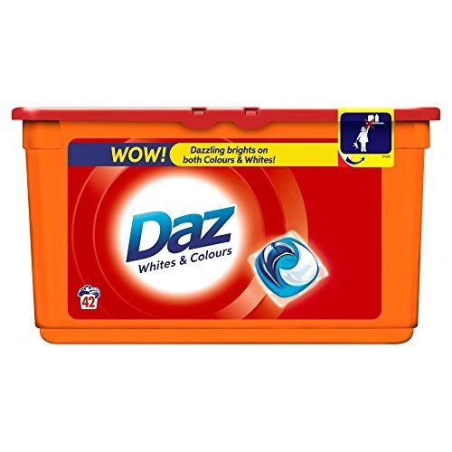 DAZ GO PODS Washing Capsules Regular 126 washes - 42 Pack New** £32.49 ...