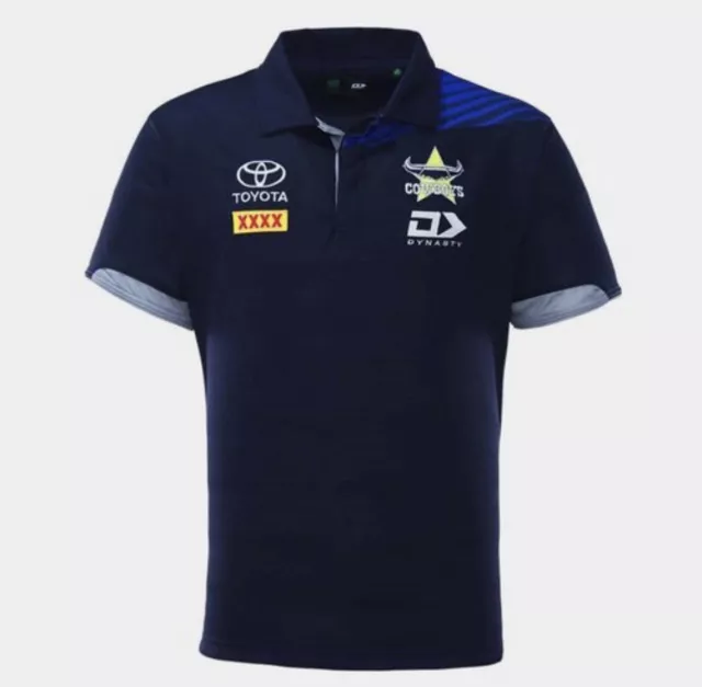 Bnwt 2023 North Queensland Cowboys Nrl Rugby League Players Polo Shirt Small