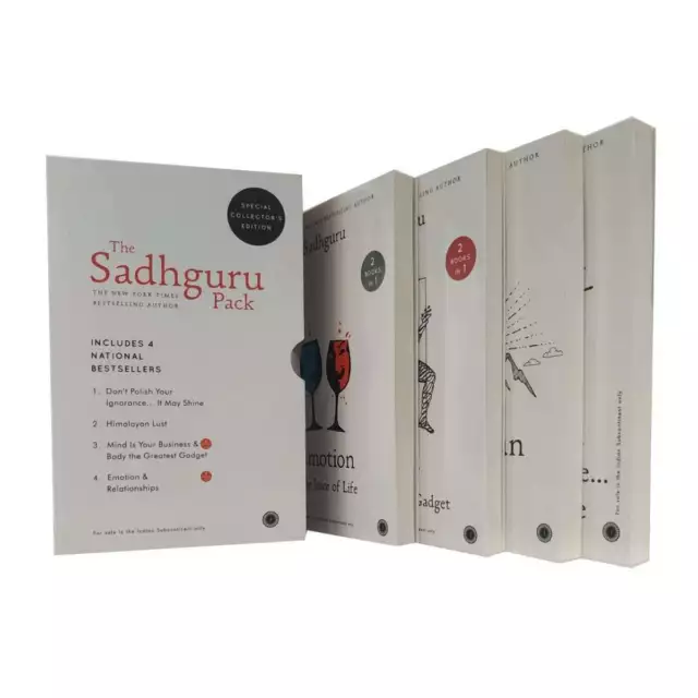 The Sadhguru Pack (4 Best Selling Books) By Isha Life + FREE SHIP US