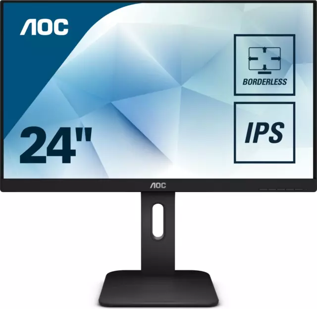 AOC X24P1 Monitor 24" WUXGA FHD 1920x1200 16:10 IPS VGA DVI HDMI DP 60Hz 4ms