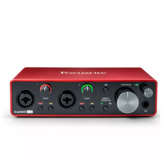 Focusrite Scarlett 2i2 3rd Gen. 2-Channel USB Audio Interface - MOSC0025