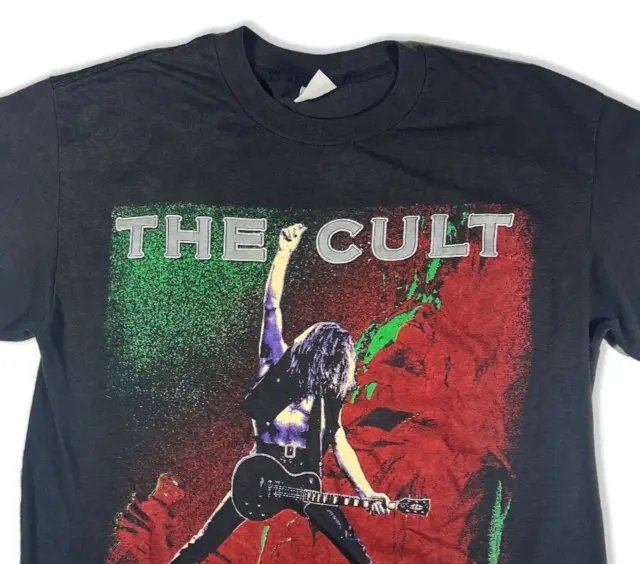 1989 The Cult "Sonic Temple" Vintage Concert Tour T-Shirt, XL
