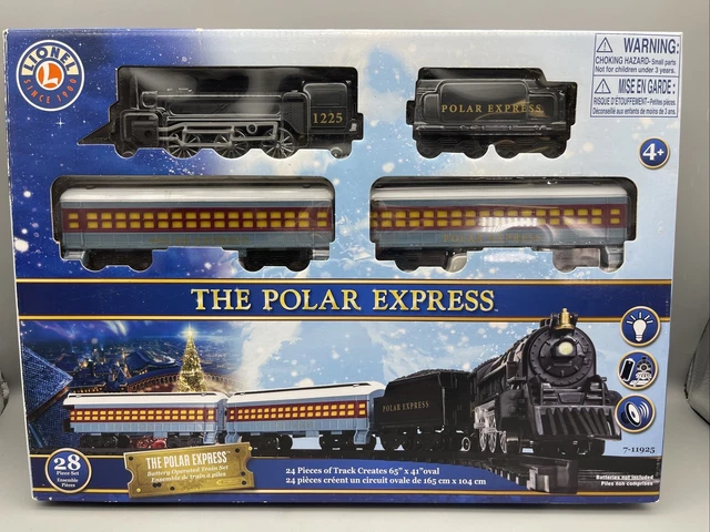 Lionel The Polar Express Battery Operated "O" Gauge Train Set 7-11925 Brand New
