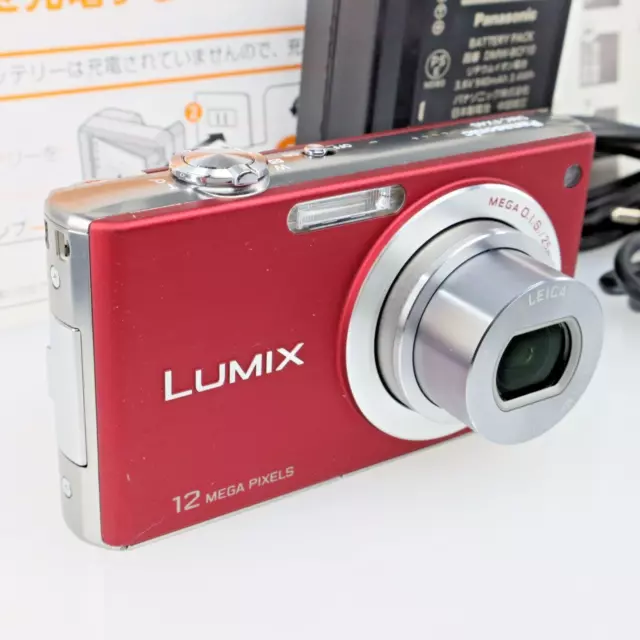 PANASONIC LUMIX DMC-FX40 Rouge Appareil Photo Numérique De Japon EUR 80,90  - PicClick FR