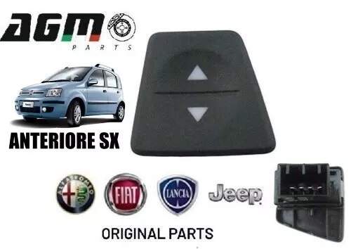 Pulsante Alzavetro Alzacristallo Anteriore Sx Oe 735360836 Originale Fiat Panda