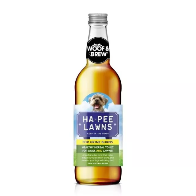 Woof & Brew Ha-Pee Césped Tónico para Perros 330ml