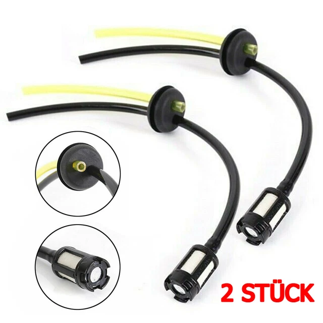 2x Benzinschlauch Benzinfilter Filter für Heckenschere Freischneider Motorsense