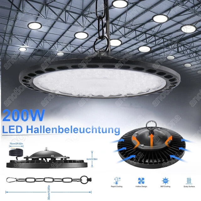 200 W 20000LM UFO LED lampada da sala faretto per sala illuminazione per padiglioni industria De