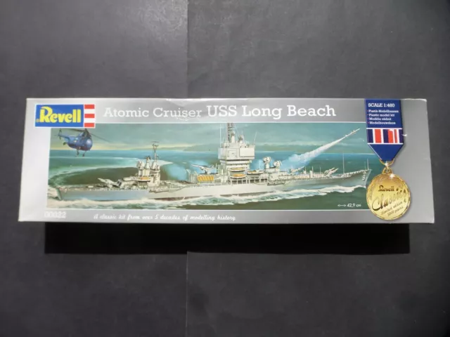 1:460   1:508   Revell 00022  Atomic Cruiser USS Long Beach