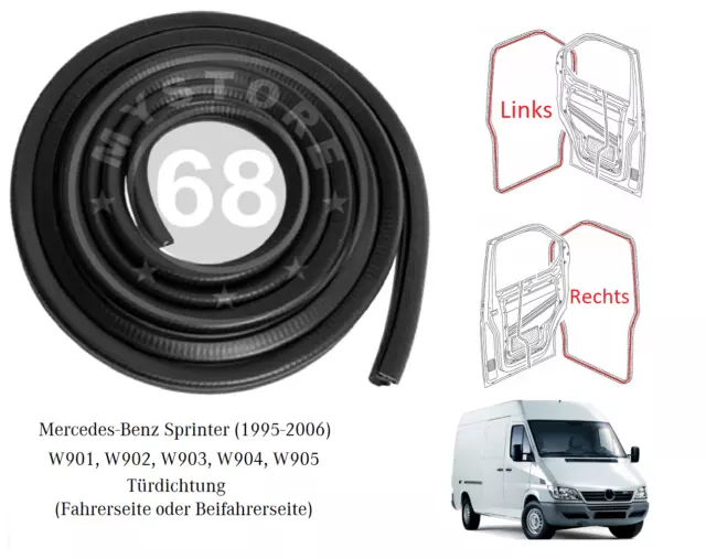 2006 Mercedes-Benz Sprinter 906 + gasket door gasket (L or R) A906 697 60 98
