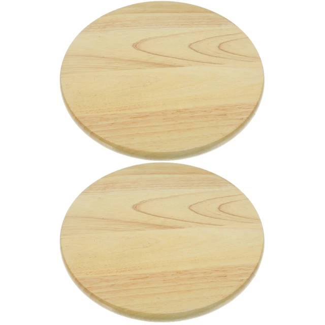 2x Repuesto hágalo usted mismo madera redonda restaurante asiento de taburete de bar asiento de taburete funda de taburete