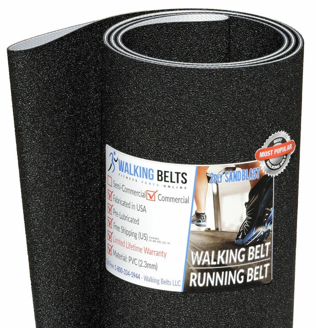 Star Trac 8-TRx 8-9201 Treadmill Running Belt 2ply Sand Blast Serial YRTBP0