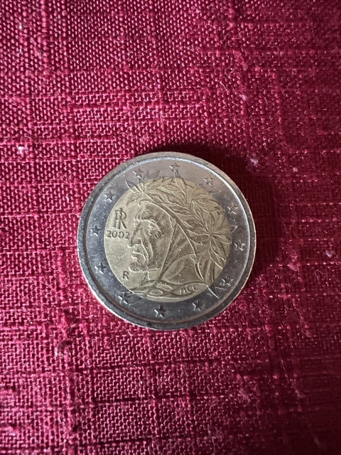 Moneta Rara MONETA RARA DA 2 euro Dante Alighieri 2002 EUR 800,00 - PicClick IT