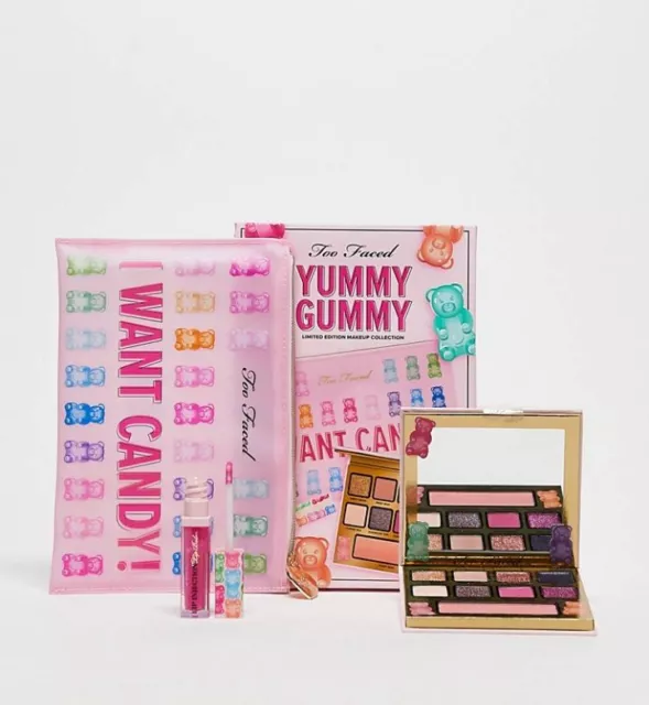 Brandneu In Verpackung S/S Too Faced Leummy Gummy I Want Candy Limitierte Edition Make-Up-Set