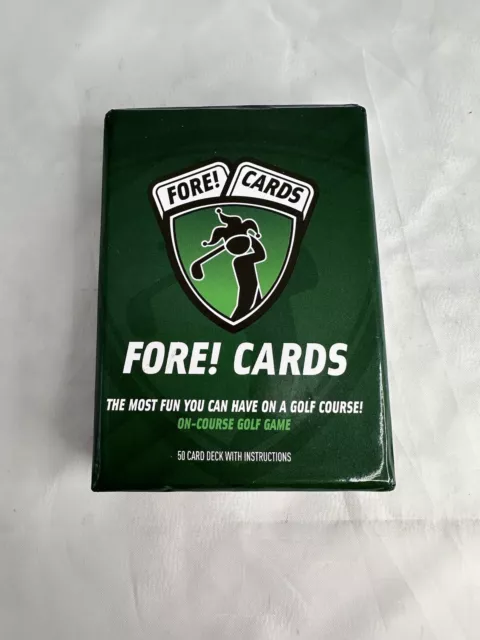 Fore! Cards On Course Golf Game - Fun and Strategic Golf Game.