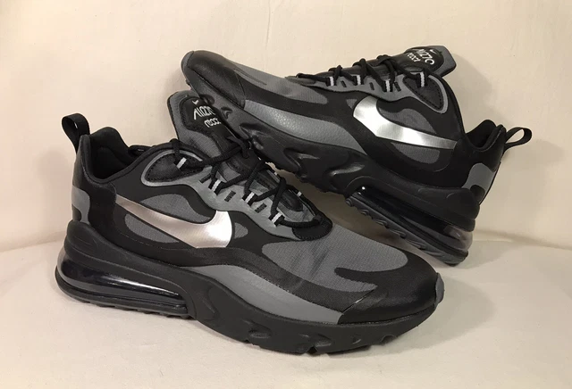 NIKE AIR MAX 270 React Winter Black Silver Men s Size 11.5 Shoes