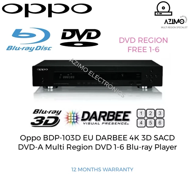 Oppo Bdp-103 Specs OPPO BDP-103 Universal Blu-ray Player - SACD