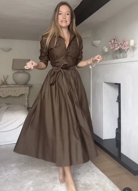 zara khaki shirt dress ZARA : Khaki Plaid Shirt Dress : 9282/060 : ALL SIZES