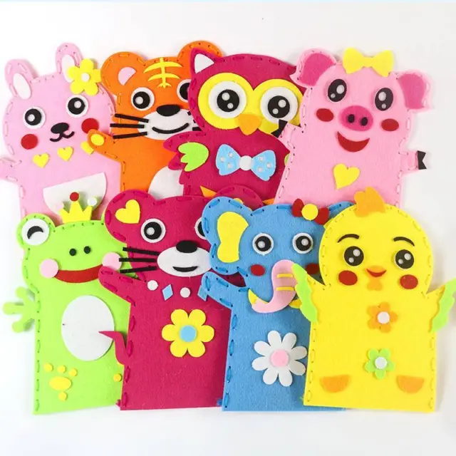 Children's Handicraft Toy Set Non-woven Fabric Hand Puppets Enhance Creativity