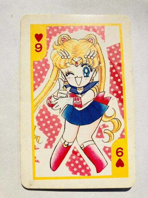 Serena 9 Sailor Moon Playing Card by Nakayoshi magazine From Japan 1992 F/S