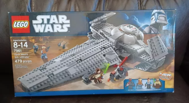 NIB~LEGO STAR WARS: DARTH MAUL'S SITH INFILTRATOR (7961)~Panaka/Padme/Qui-Gon NIB~LEGO STAR WARS: DARTH MAUL'S SITH INFILTRATOR (7961)~Panaka/Padme/Qui-Gon