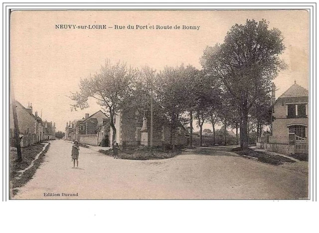 58.Neuvy Sur Loire.rue Du Port Et Route De Bonny.