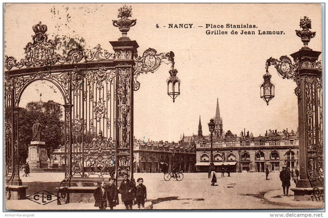 54 NANCY - place stanislas, grille jean lamour.