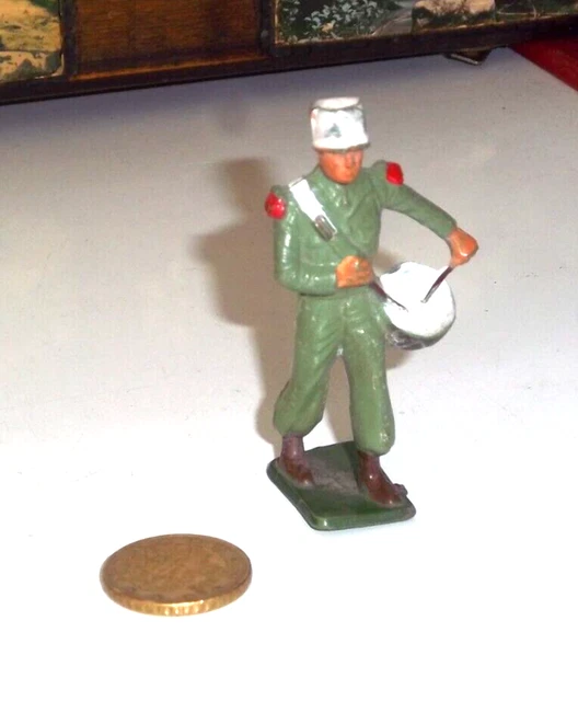 Figurine Beffoïd Fantassin Poilu 1914-1918 Jouant Du Tambour - Échelle 1:32 - Occasion