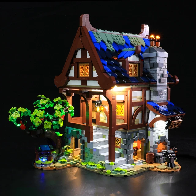 YEABRICKS Kit Luci LED Per LEGO Ideas 21353 Giardino Botanico – Illuminazione Originale