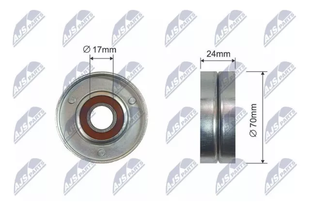 Poulie Courroie De Distribution Pour Skoda Fabia Fabia Combi