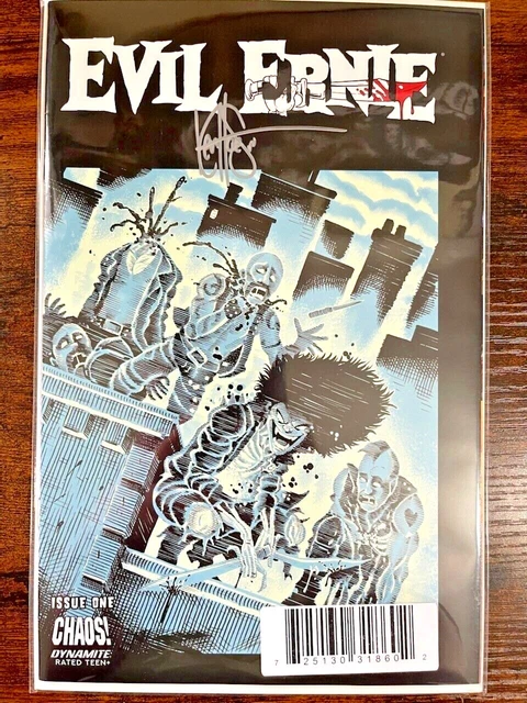 Evil Ernie #1 Ken Haeser Tmnt Signed Variant W/Coa 2022 Dynamite Nm